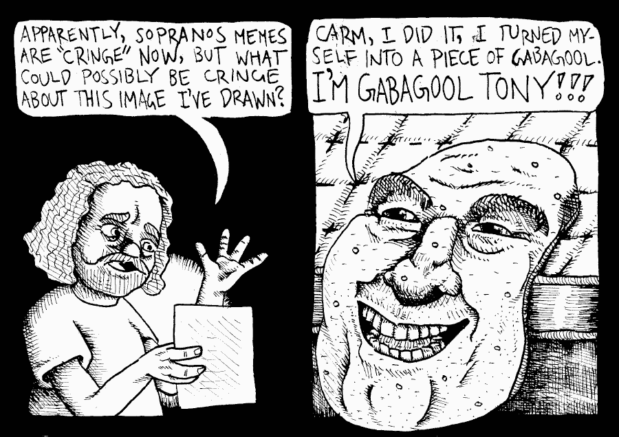 Pickle Rick Gabagool Tony Soprano
