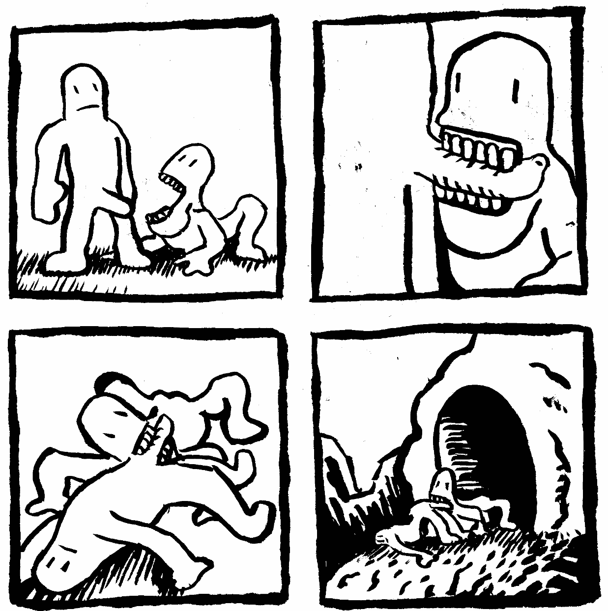 Dick cave penis cock hideout seclusion ascetic ancient teeth animal neanderthal