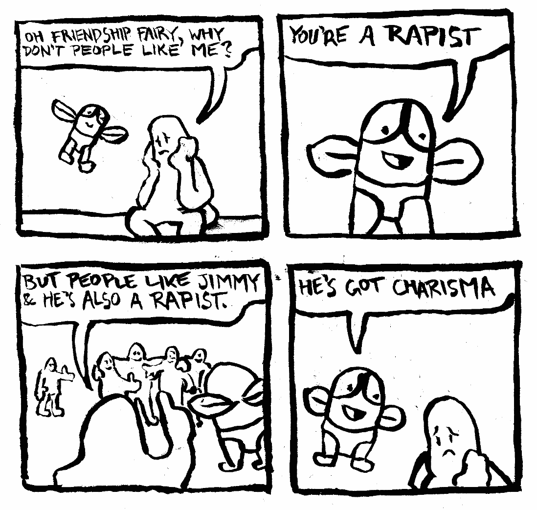 Friendship fairy rapist people attractive why qualities jimmy