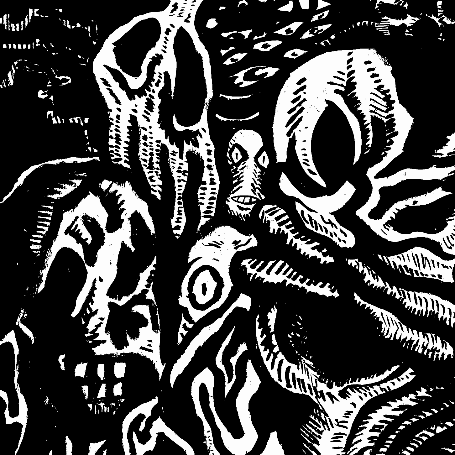 Nightmare abstract art