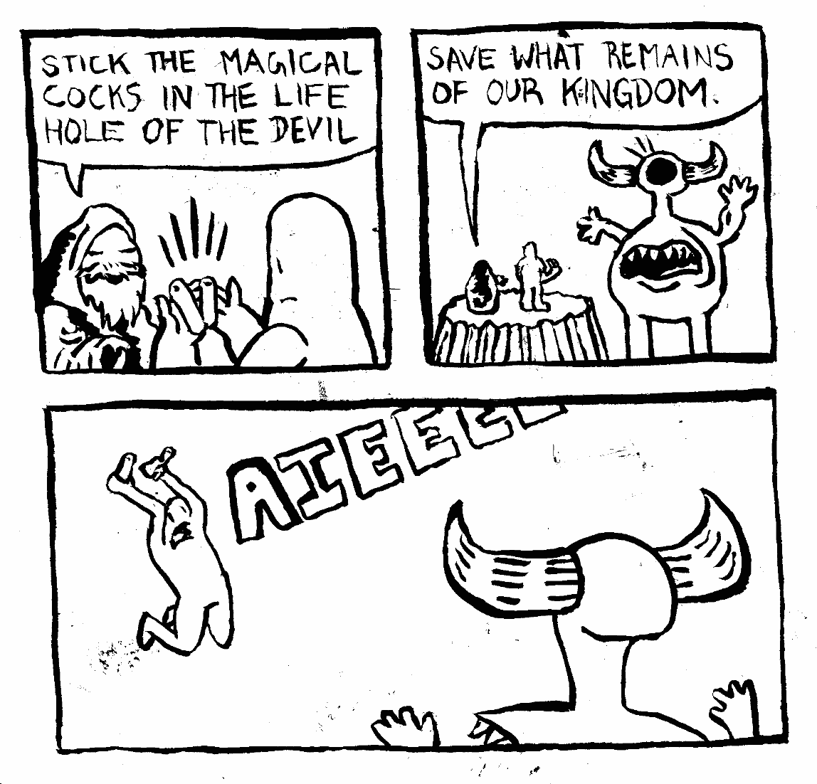 Save our kingdom magical cocks fantasy penis dick minotaur king realm magic journey hero