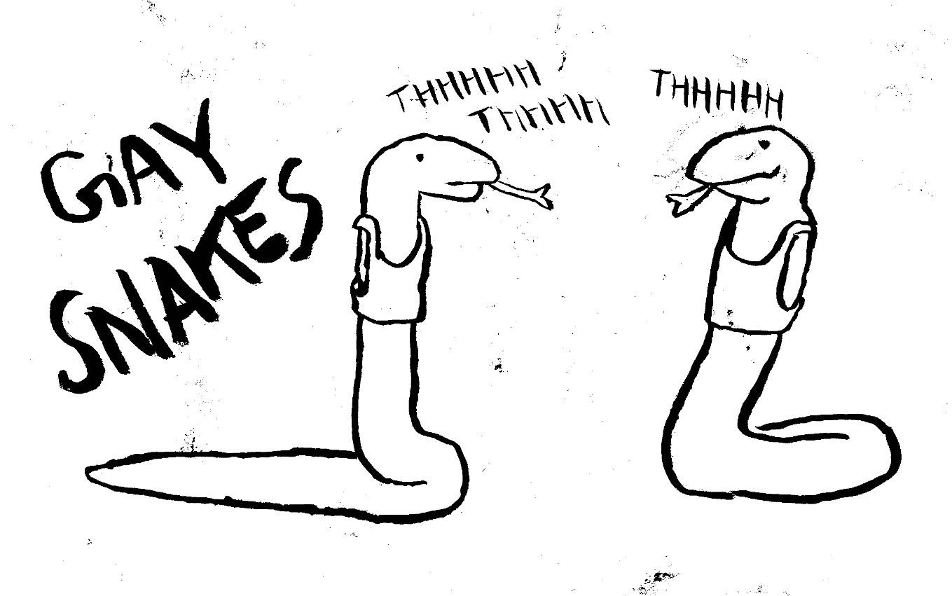 half shirt lisp reptile homosexual tongue forked