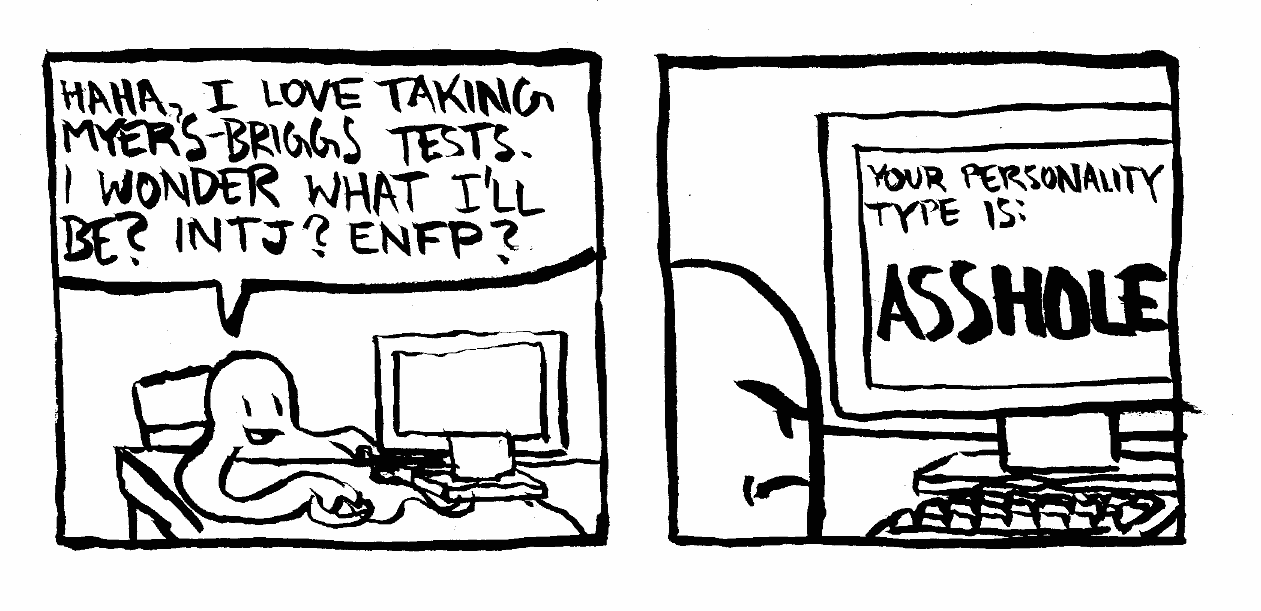 online ENFP INTJ INFP personality type asshole fun wonder what I will be