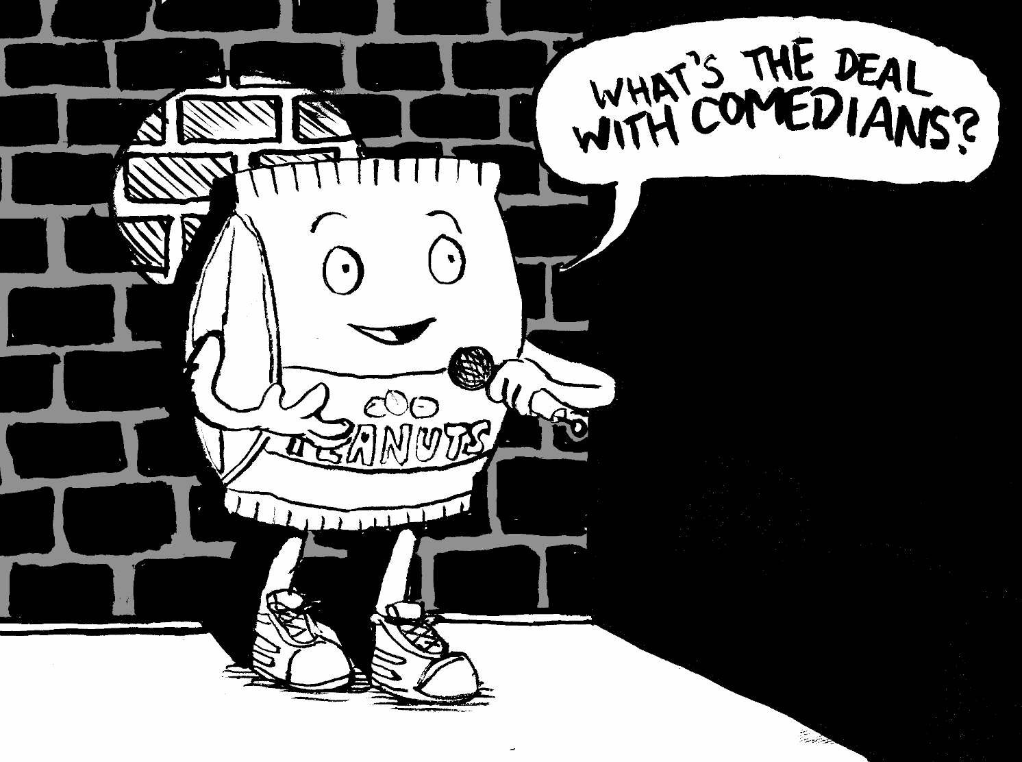 stand up comedian brick wall club spotlight what's the deal with observational comedy