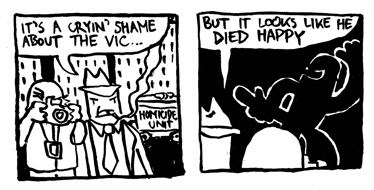 detective police man dies masturbating happy jerking smile crime homicide unit