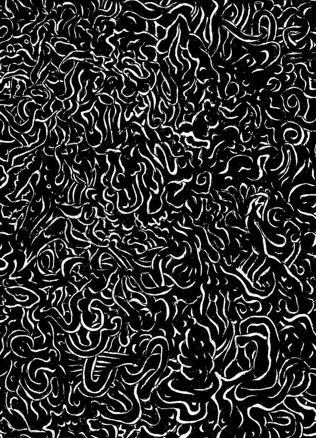 dark haus of decline oil range of coiling slithering worms darkness night