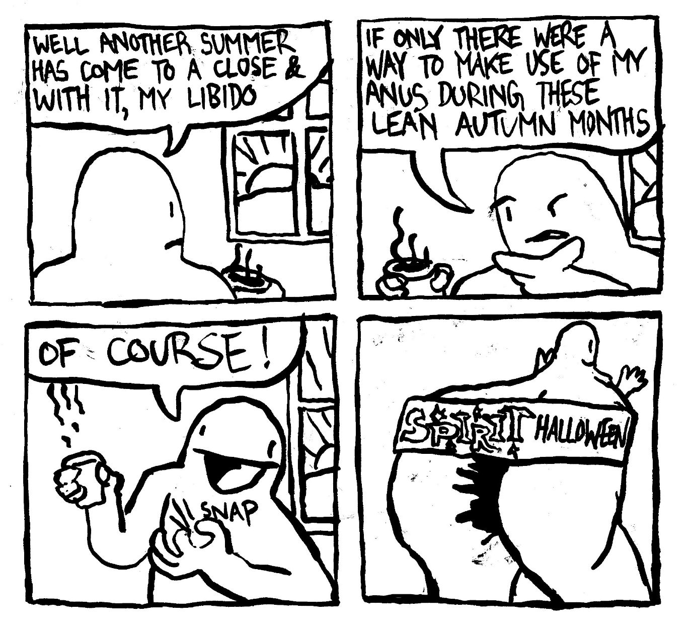 fall autumn asshole bussy closed down weather seasons sweater pumpkin spice
