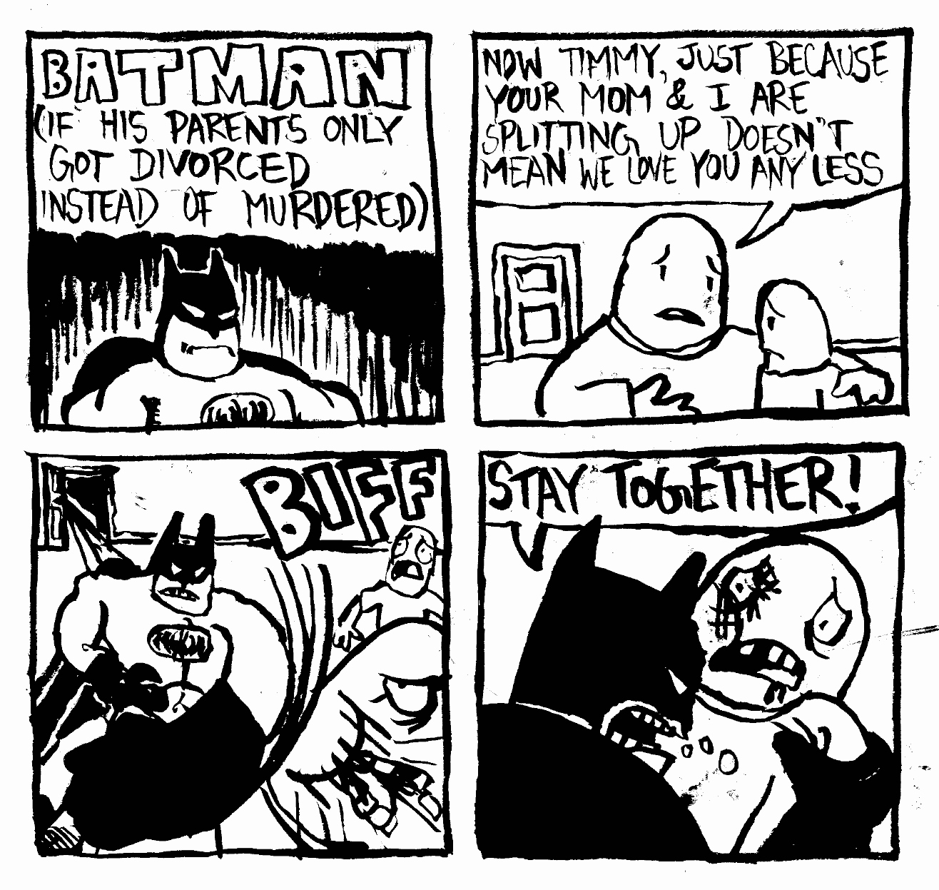stay together we don't love you any less bob kane bill finger DC comics