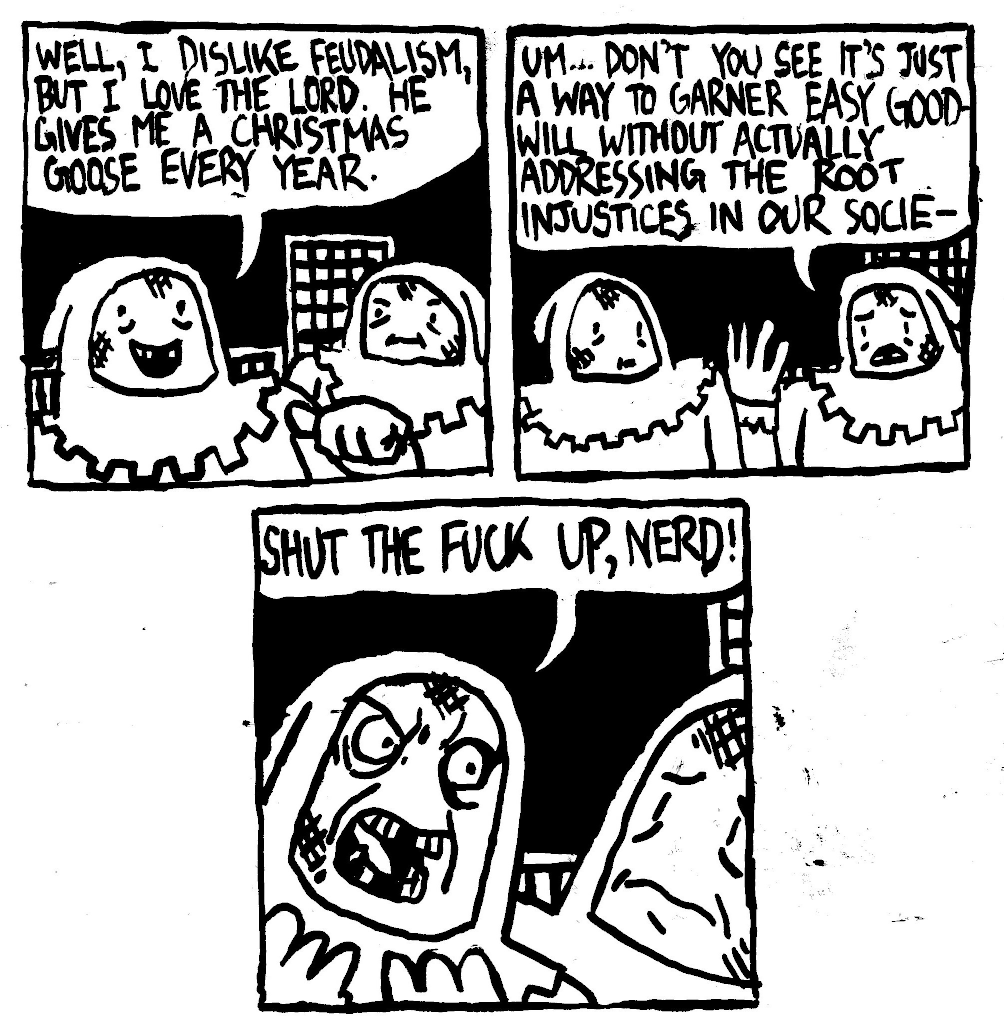 lord christmas goose every year address the root problems shut up nerd peasants filthy toothless