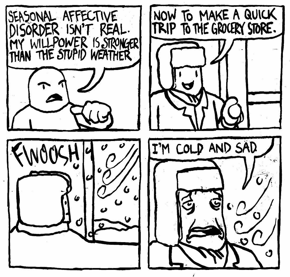 cold and sad real willpower weather quick trip to grocery store fwoosh wind snow