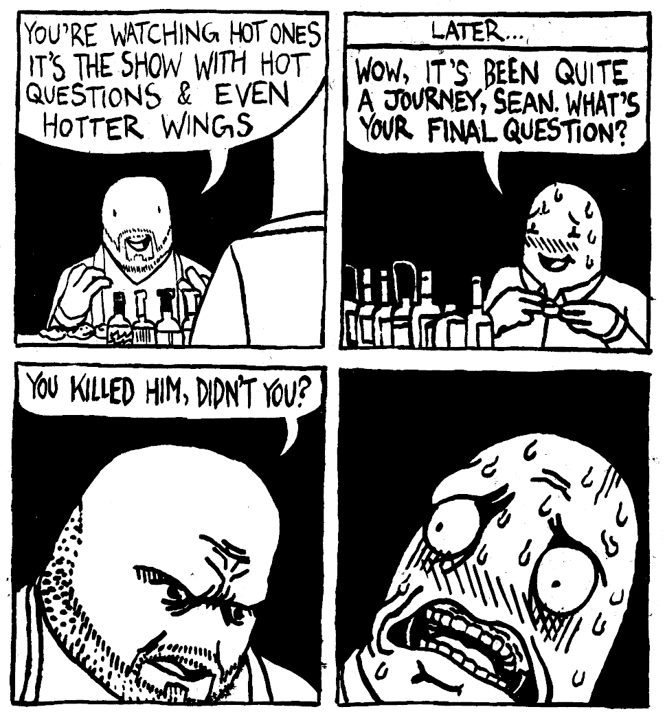sean evans murder interrogation you killed him didn't you hot questions and even hotter wings