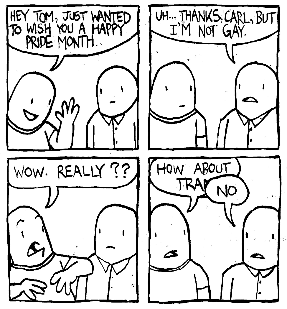 happy are you gay or trans no mistaken identity straight people heterosexuals