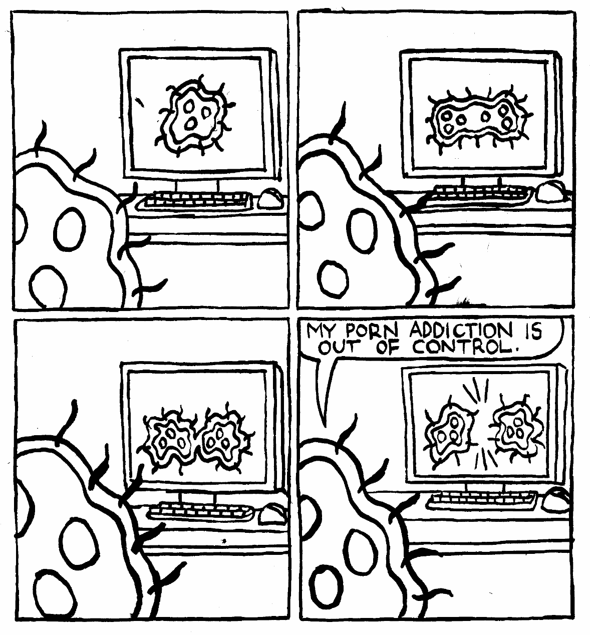 single cell organism bacteria pornography addiction porn internet depression