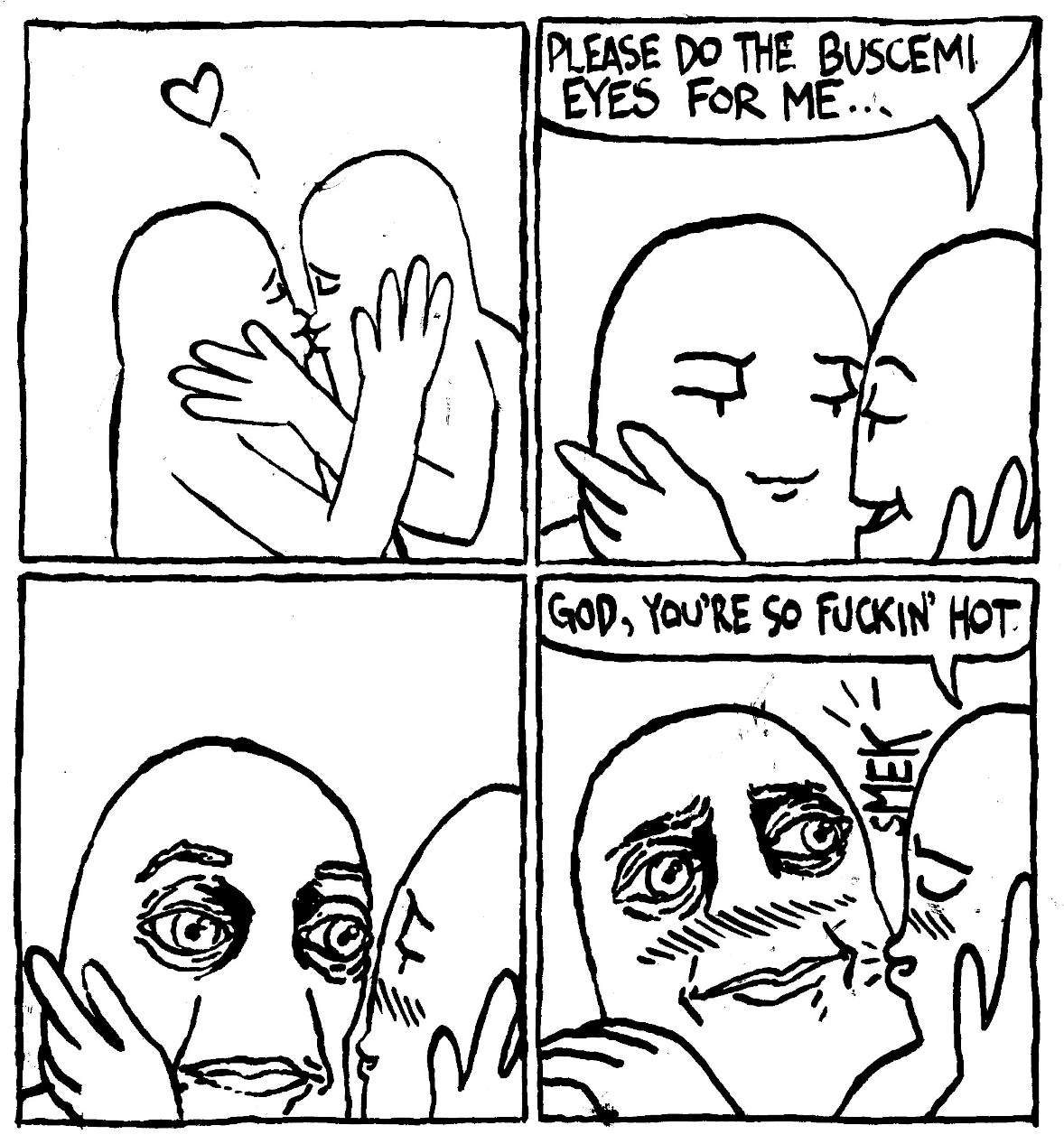 Steve Buscemi god you're so fucking hot kiss make out gay love romance
